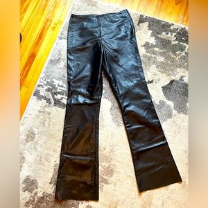 Leather pants. 34”inseam. NWT